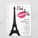 Search for paris hens party invitations Eiffel tower
