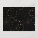 Search for circle black postcards Gold