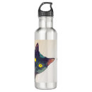 Search for cat design water bottles Kitty