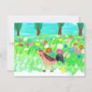 Search for happy chicken postcards Flowers