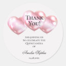 Search for birthday thank you stickers Blush pink