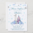 Search for frozen 1st birthday invitations Winter