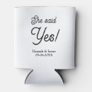 Search for engagement can coolers Engagement party name date