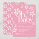 Search for white daisies invitations Pink