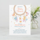 Search for tribal feathers baby shower invitations Dream catcher