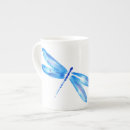 Search for blue dragonflies mugs Watercolor