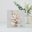 Search for rabbit greeting invitations Floral