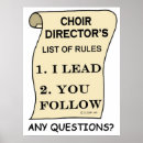 Search for directors posters Choir director