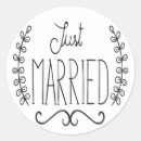 Search for announcement wedding stickers Black and white