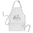 Search for funny wine quote aprons Cooking