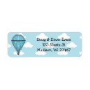 Search for hot air balloon return address labels Clouds