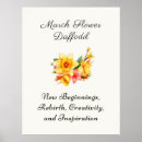 Search for march posters March birth flower
