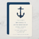Search for nautical birthday invitations Anchor