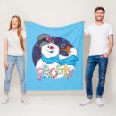 Search for frosty snowman blankets Kids cartoon