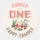 Search for rustic bear stickers One happy camper