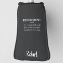 Search for funny retirement golf head covers Retiree