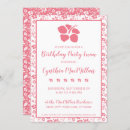 Search for girly birthday invitations Pink