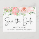 Search for pink save the dates Greenery