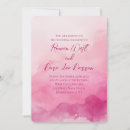 Search for pink ombre wedding invitations Script