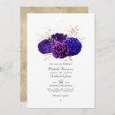 Search for royal purple gold wedding invitations Floral