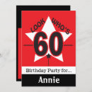Search for look whos sixty invitations Typography