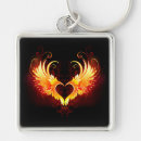Search for heart on fire key rings Phoenix