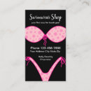 Search for bikini business cards Tropical