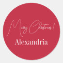 Search for red merry christmas stickers Modern