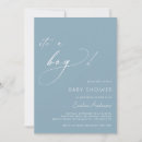Search for powder blue invitations Its a boy