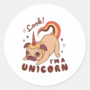 Search for funny pug stickers Cartoon