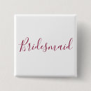Search for beauty badges Bridesmaid