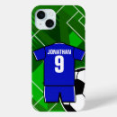 Search for soccer jersey iphone cases Blue