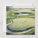 Search for golf thank you cards Watercolor