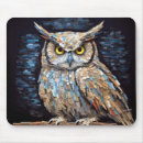 Search for owl art mousepads Nature