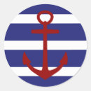 Search for striped anchor stickers Red