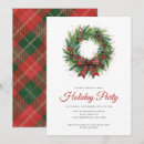 Search for wreath christmas invitations Christmas open house
