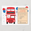 Search for london birthday invitations Party bus