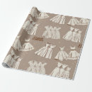 Search for vintage dress wrapping paper Elegant