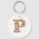 Search for p letter key rings Flowers