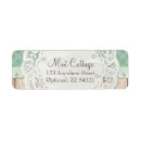 Search for wood lace return address labels Farmhouse