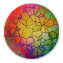 Search for stained glass knobs and pulls Abstract