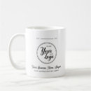 Search for business logo mugs Black and white