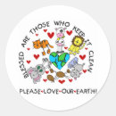 Search for love the earth stickers Save the planet