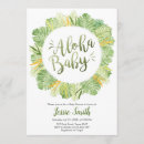 Search for luau baby shower invitations Green