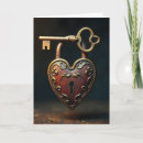 Search for lock key cards Antique