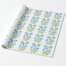 Search for forget me not wrapping paper Baby shower