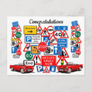 Search for for passing driving test postcards congratulations cards Congrats