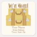 Search for vintage address stickers New home