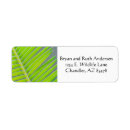 Search for palm fronds return address labels Leaves