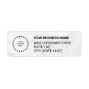 Search for advertisement return address labels Modern